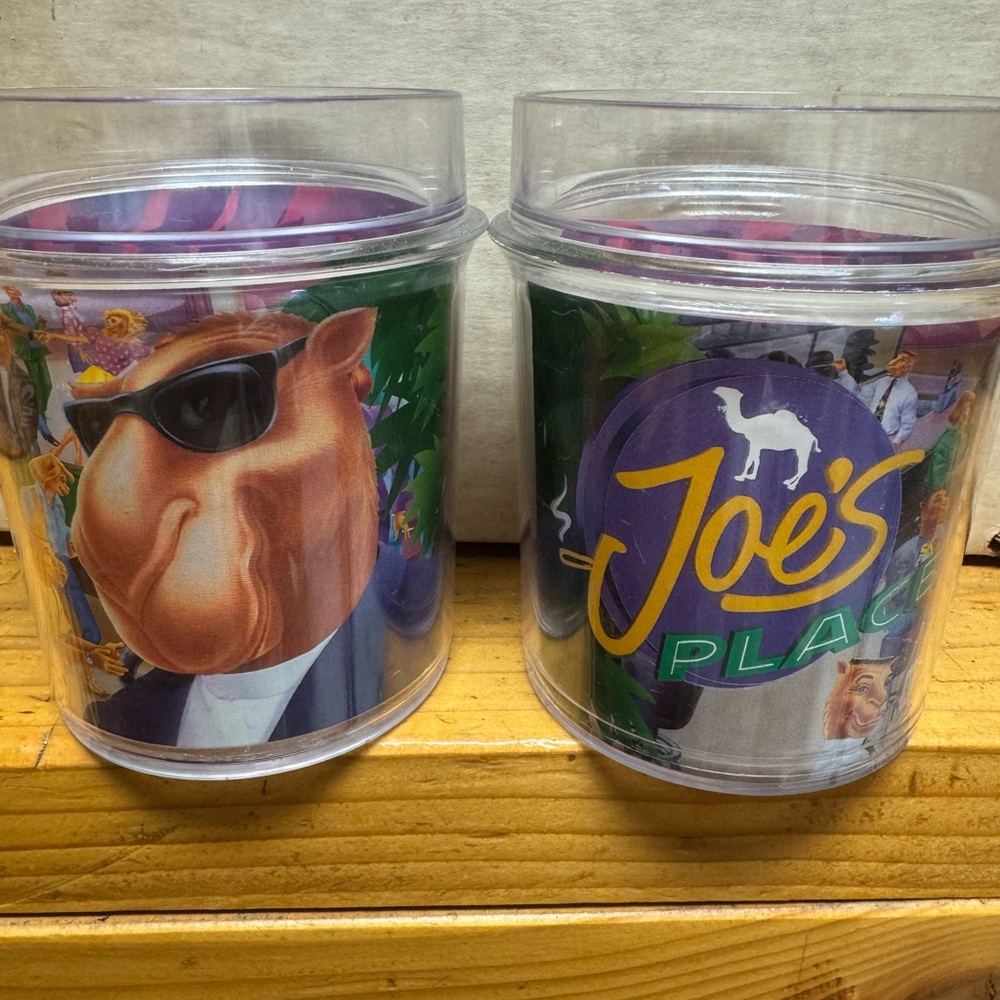Vintage Joe's Place Double-Walled Tumblers